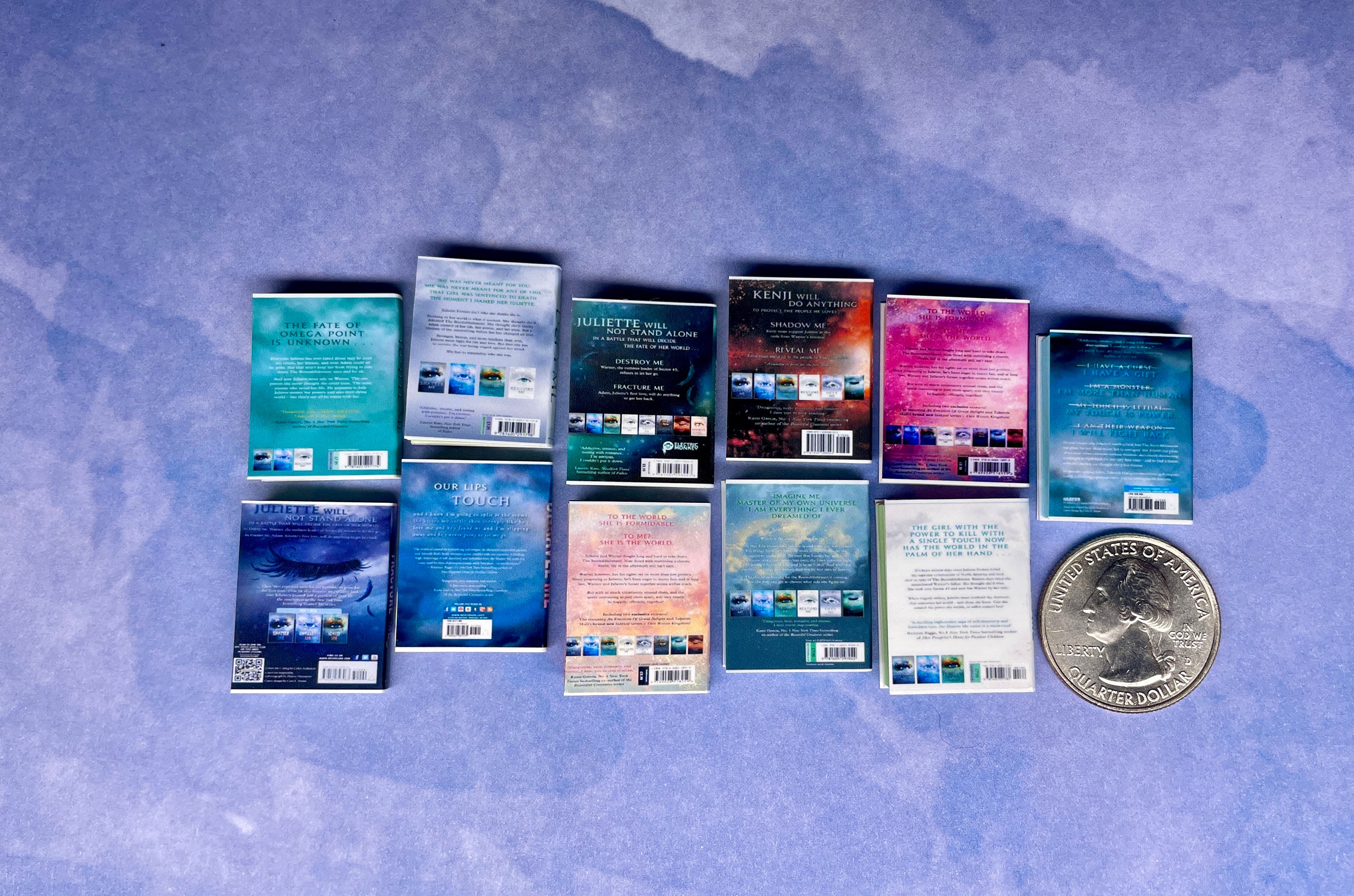 Shatter Me Series by Tahereh Mafe, 11 Miniature Books, Shatter Me ...