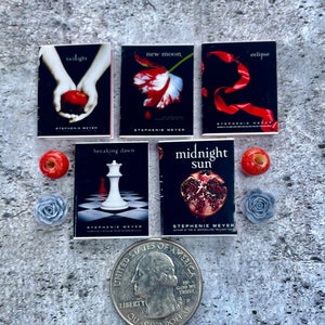 The Twilight Series Miniature Books, 1:12 Scale, Set of 5