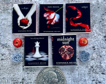 The Twilight Series Miniature Books, 1:12 Scale, Set of 5