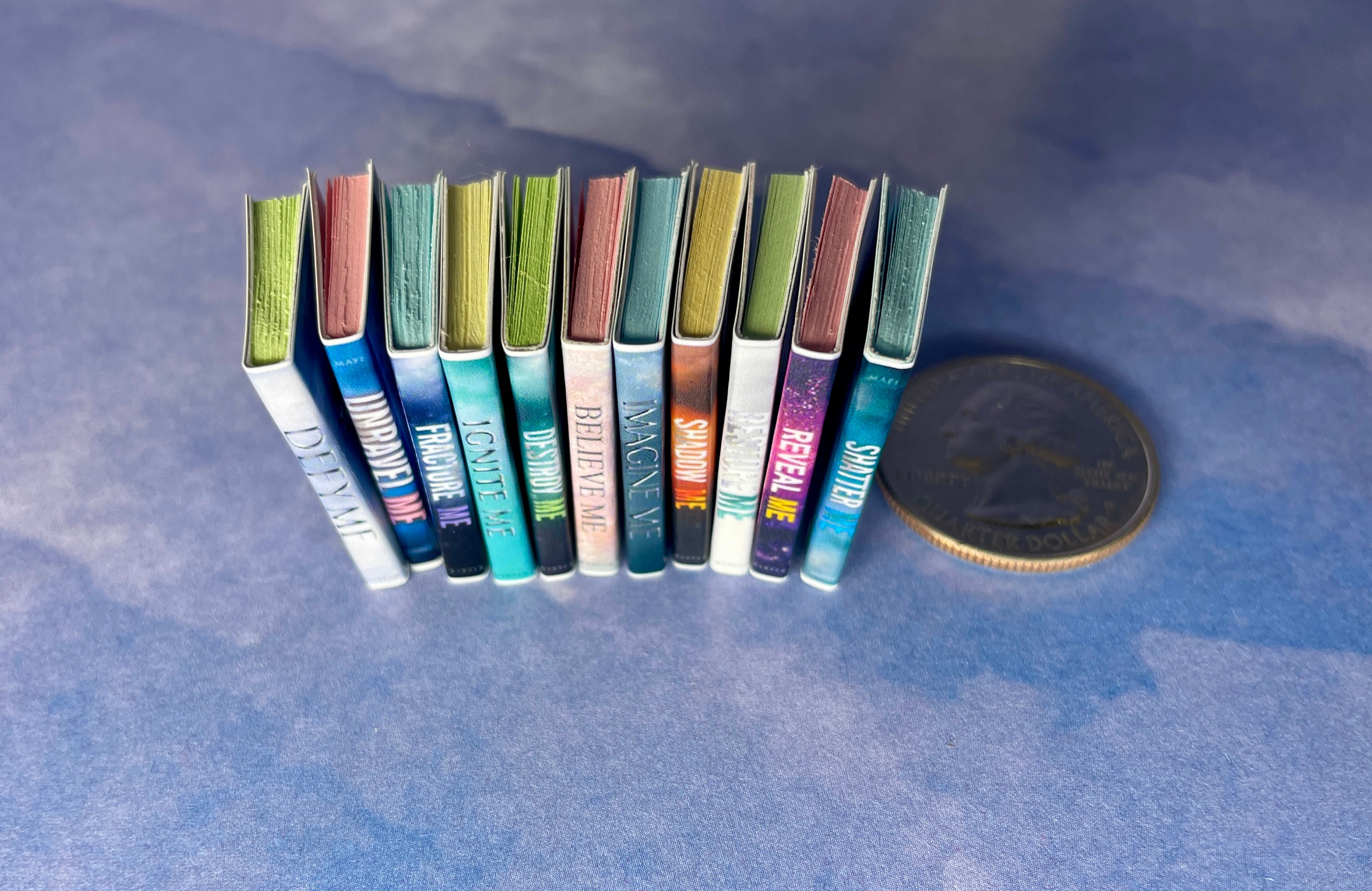 Shatter Me Series by Tahereh Mafe, 11 Miniature Books, Shatter Me ...