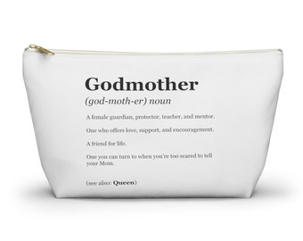 Godmother Definition (Custom Design Layout) Accessory Pouch w T-bottom