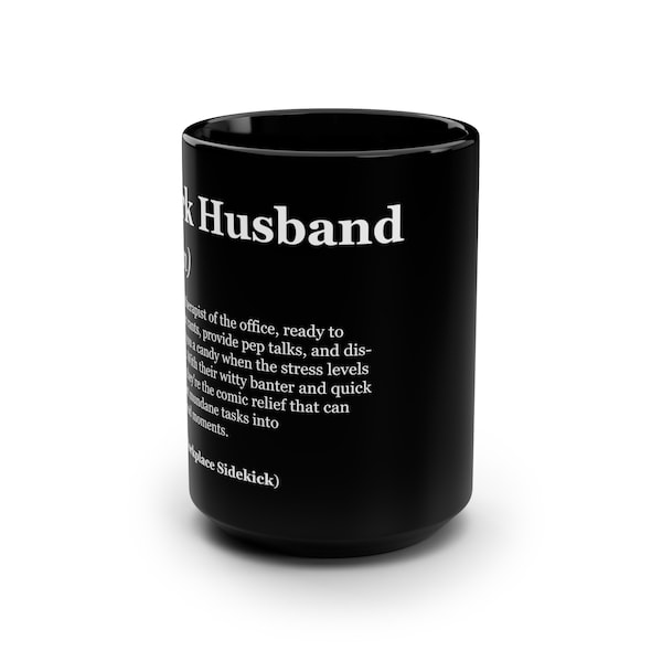 Work Husband Definition Mug, Coworker Gifts, Promotion, Employee, Retirement Gifts, What to get Coworkers, Minimalist Gifts, Work Bestie