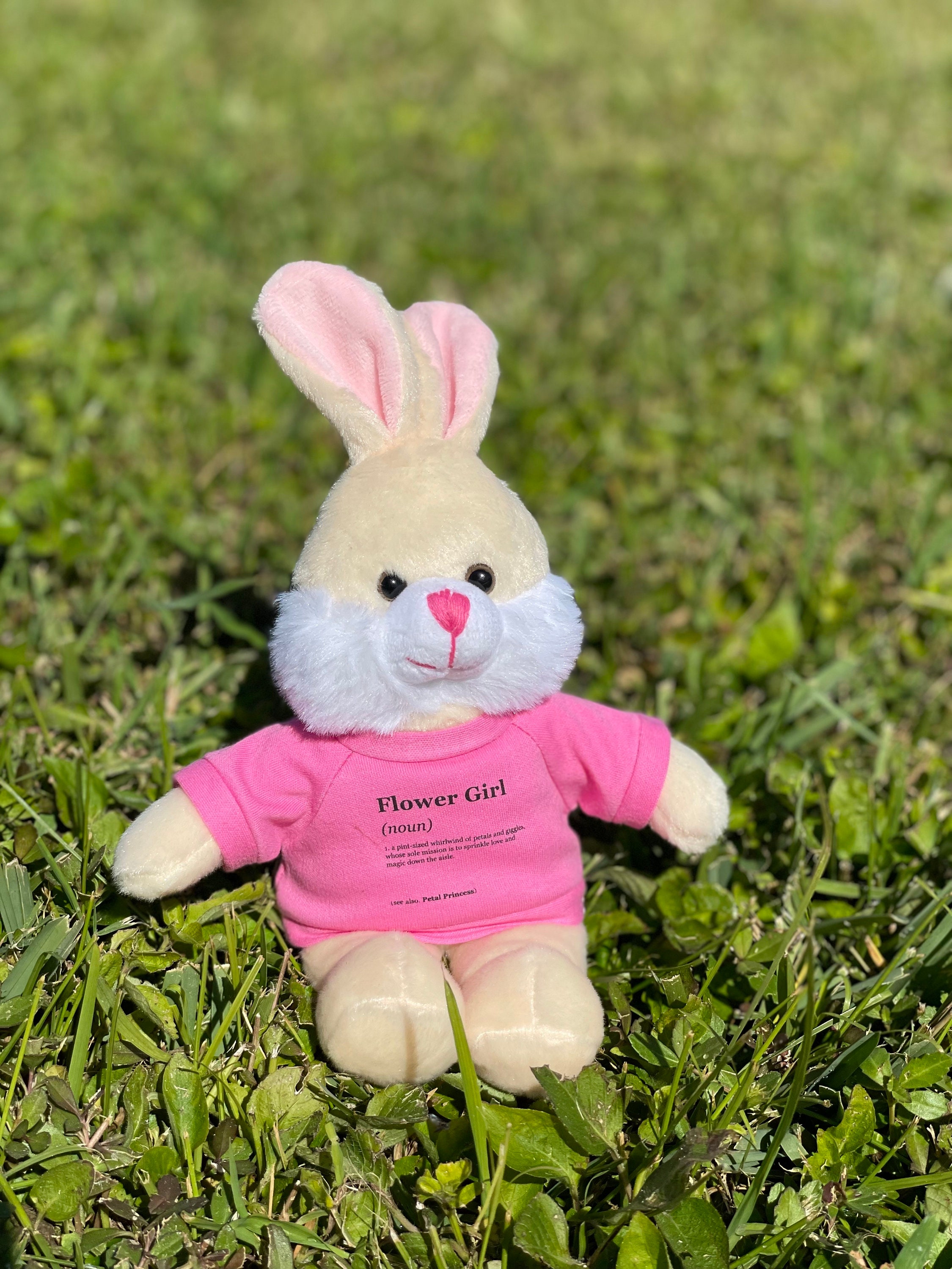 Flower Girl Definition Stuffed Animal Flower Girl Gifts Etsy