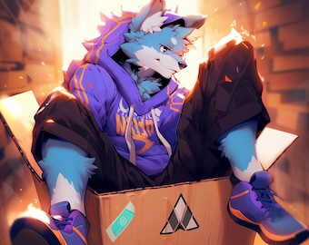 Mystery Surprise Furry/Fursona Adoptable Box: Manifest the Perfect Random Surprise Fursona Machine Mystery Box Adoptable Design Surprise