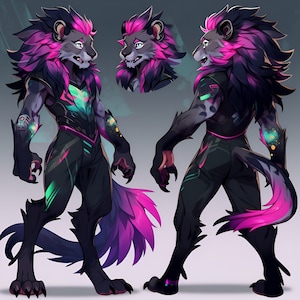 EXCLUSIVE Protogen Adopt Daily UNIQUE Adoptable Fursona - 5th Sep - Protogen Delta Only 1 will EVER be sold. 100% Original Single Adopt