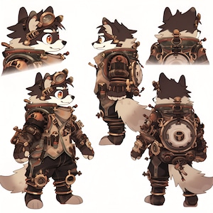 EXCLUSIVE Protogen Adopt Daily UNIQUE Adoptable Fursona - 24th Sep - Protogen Steam Only 1 will EVER be sold. 100% Original Single Adopt