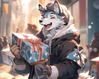 Mystery Fursona Adoptable Box: Custom Character Design Gift