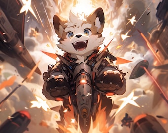 Custom Fursona Art Starter Pack: Detailed Avatar, Reference Sheet