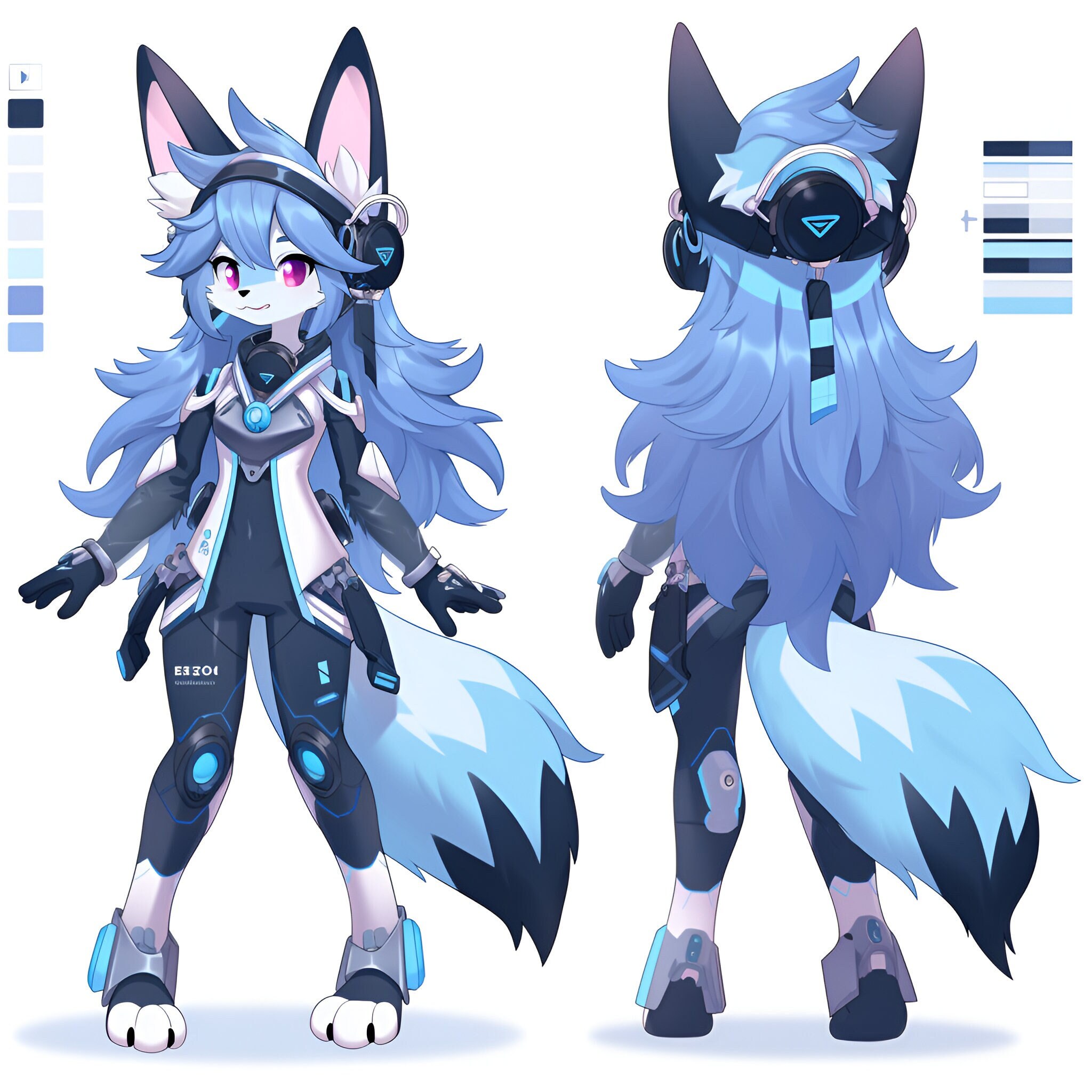 EXCLUSIVE Protogen Adopt: Daily UNIQUE Adoptable Fursona 