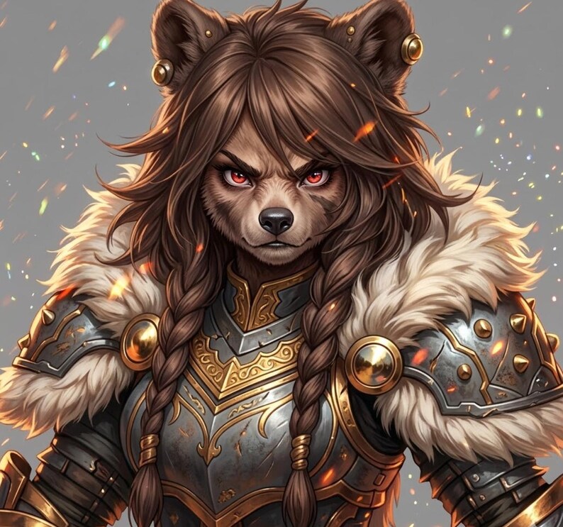 Custom Fursona Art: Detailed Avatar, Character Reference Sheet image 9