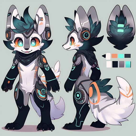 EXCLUSIVE Protogen Adopt: Daily UNIQUE Adoptable Fursona 