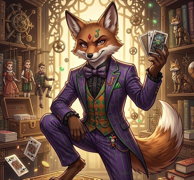 Custom Fursona Art: Detailed Avatar, Character Reference Sheet image 2