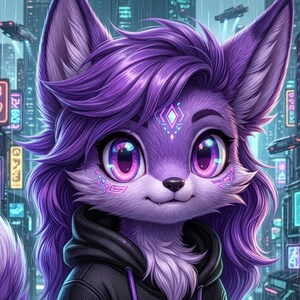 Custom Fursona Art: Detailed Avatar, Character Reference Sheet image 11