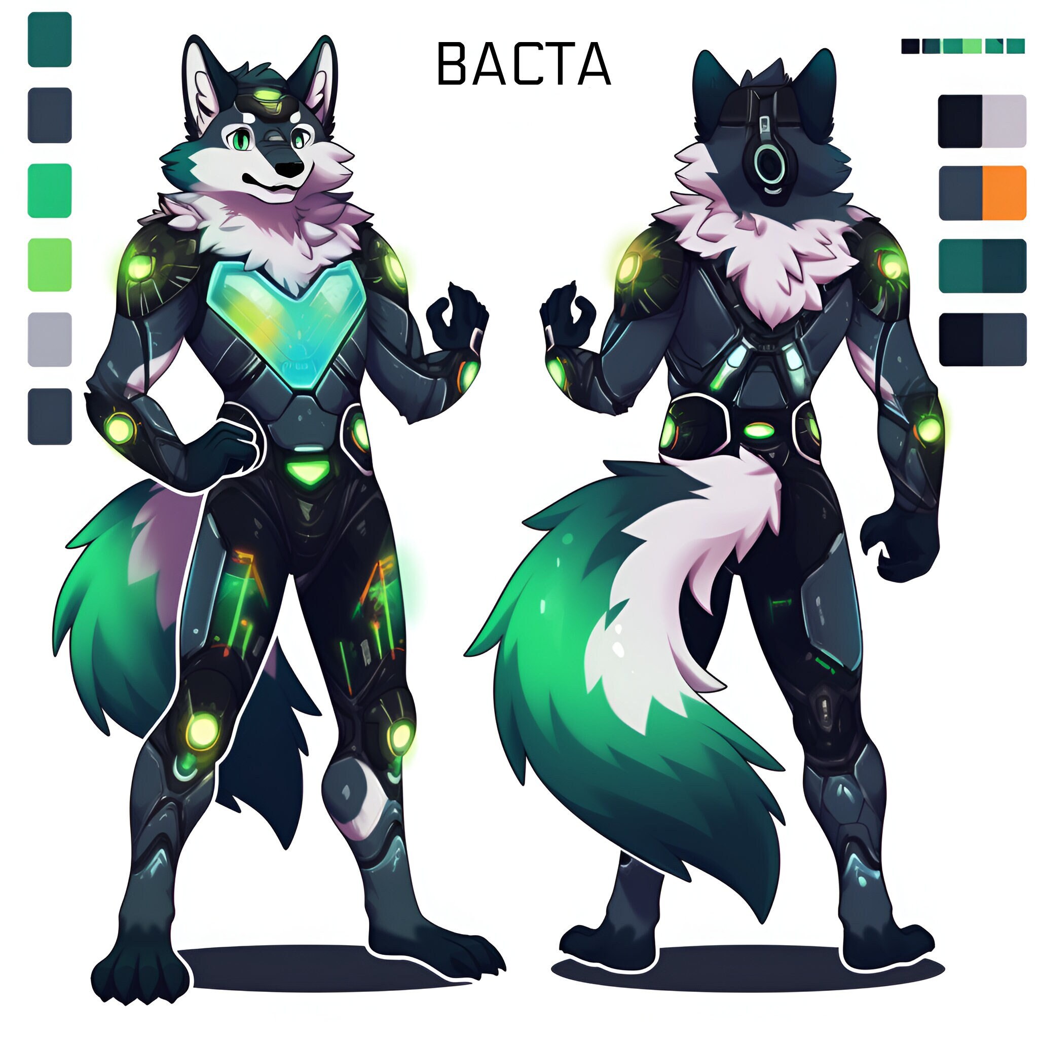 EXCLUSIVE Protogen Adopt: Daily UNIQUE Adoptable Fursona 