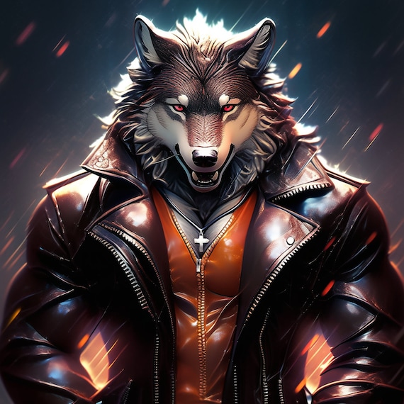 Furry Art Print: Fursona Biker Wolf Print Furry Art Piece Anthro Home Decor  Furry Wall Art Decor Wolf Fursona Mancave Homewarming Gift - Etsy