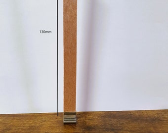 Houten knisperende kaarslonten met metalen voet | Natuurlijk sequoia | Verschillende maten