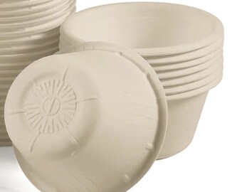 2 oz. Natural Bagasse Foraging Cups - Small Animal & Parrot Chew Toy