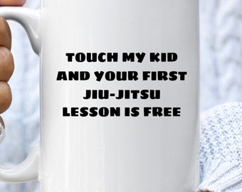Mug Drôle BJJ Ceinture Blanche En Larmes – Tasse Arts Martiaux
