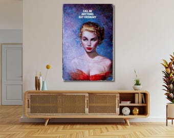 Connor Brothers popart canvas poster, tentoonstelling muurdecoratie