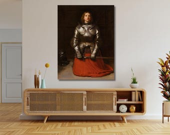 Joan of Arc Canvas Print, John Everett Millais, Home Decor