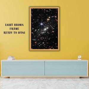 James Webb Weltraumteleskop Erstes Bild Fotodruck - Galaxiehaufen SMACS 0723, NASA Wall Art, ESA, CSA, Stscl, Space, Deep Field, Poster