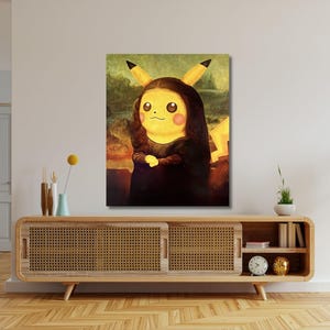 Mona lisa pikachu - Etsy 日本