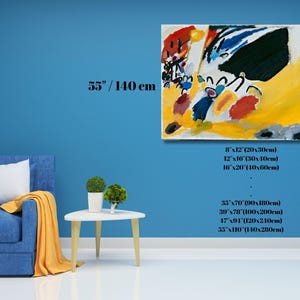 Kandinsky Impression III Art Print, Colorful Abstract Painting, Canvas or Poster image 9