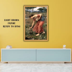 John William Waterhouse-Persephone Canvas Wall Art,woman Print poster,Romanticism Painting,modern art,Vintage Art,Ready to hang,Gift for Her