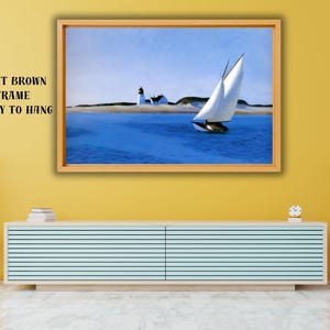 Edward Hopper, The Long Leg, Edward Hopper Wall Art, Museum Art, Fine art print, Vintage Canvas Decor, Reproduction Art, Gift İdeas