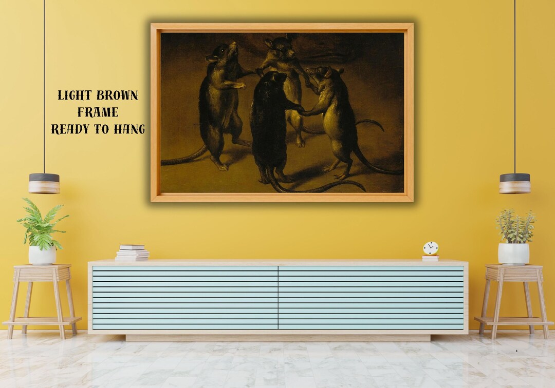 Renaissance Rats The Dance of the Rats, Rat Art, Antique Art, Renaissance Poster ...