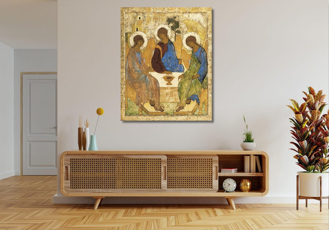 Andrei Rublev the Trinity Canvas Print, Ready to Hang - Etsy