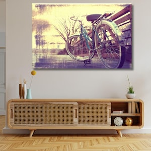 Antique Bicycles,Vintage Bicycles,Bicycle Print Ready To Hang Canvas,Bicycle Poster,Bicycle Wall Art,Bicycle Canvas Art,Bicycle Print Decor