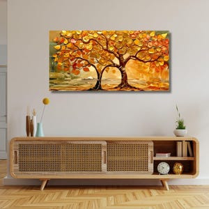 Gustav Klimt Style The Tree of Life Canvas Wall Art,Gustav Klimt Canvas Wall Art,Gustav Klimt The Tree of Life,Gustav Klimt Artwork Canvas