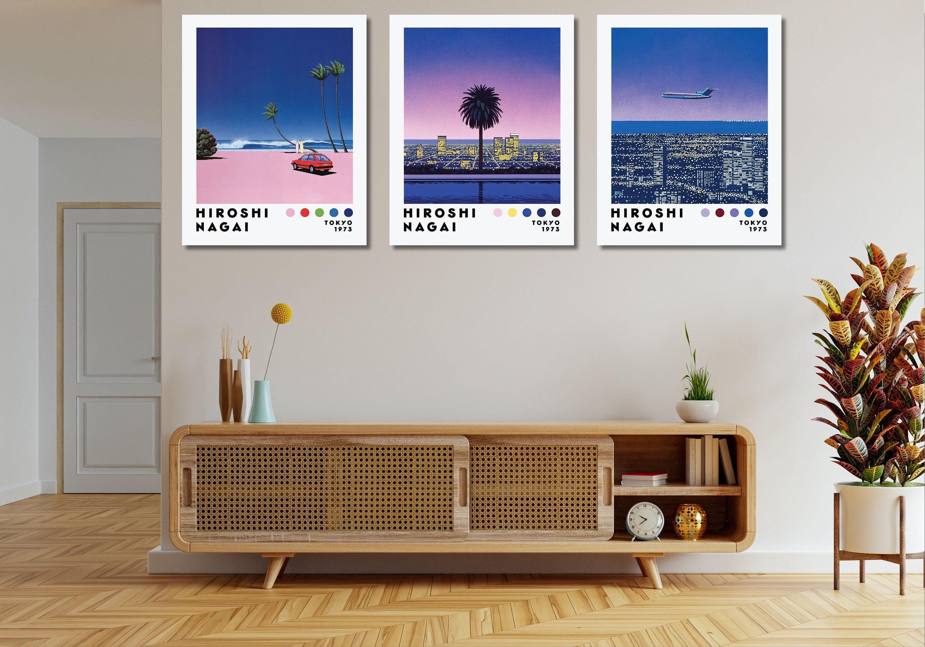 Hiroshi Nagai Art Print Set, 80s Japanese Wall Art - Etsy