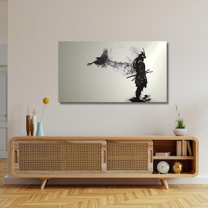 Samurai Canvas Painting,Samurai Poster,Samurai Man Canvas Print , Japanese Gift,Chinese Style,Wall Decor,Home Decor,Office Decor,Japan art
