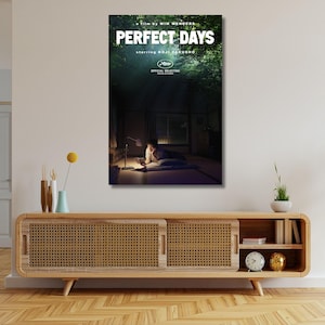Perfect Days Movie Poster, Wim Wenders&#39;s Film Starring Kōji Yakusho, Perfect Days Film Wall Art, Movie Poster, Japanese Life Print Poster
