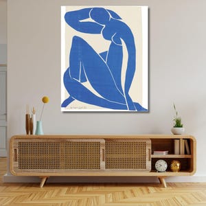 Matisse Canvas Wall Art Print,Minimalist Decor, Home and Living Room Decor, Matisse Abstract Canvas Art Prints,Matisse Large Framed Wall Art