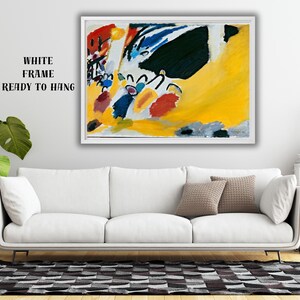 Kandinsky Impression III Art Print, Colorful Abstract Painting, Canvas or Poster image 5