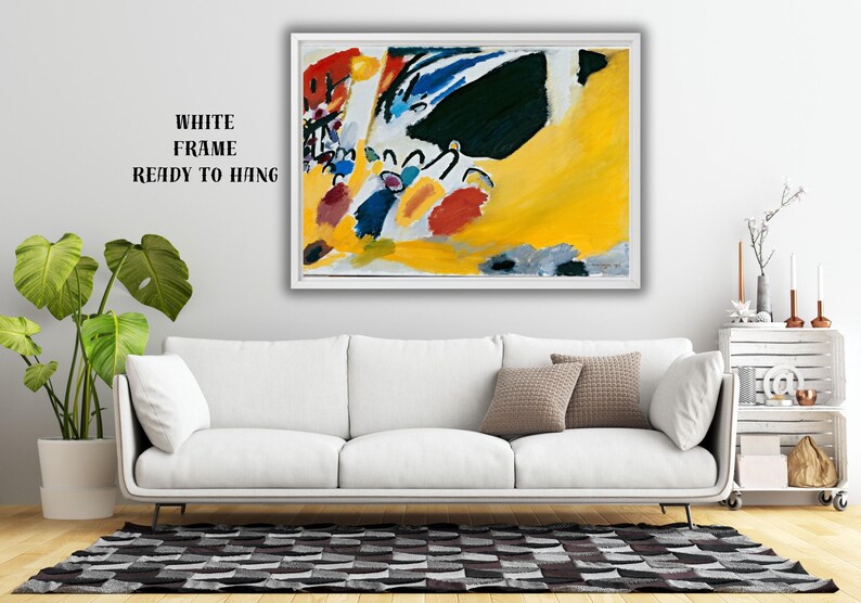 Kandinsky Impression III Art Print, Colorful Abstract Painting, Canvas or Poster image 5