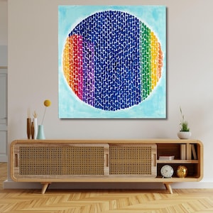 Exhibición temprana del sol de Snoopy de Alma-Thomas en la Tierra 1970, arte de Alma Thomas, póster de pintura colorida, arte de pared de Alma Thomas, impresión en lienzo Blast Off