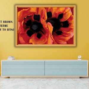 Oriental Poppies Georgia O'keeffe - Etsy