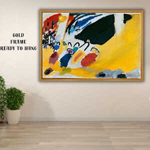 Kandinsky Impression III Art Print, Colorful Abstract Painting, Canvas or Poster image 6