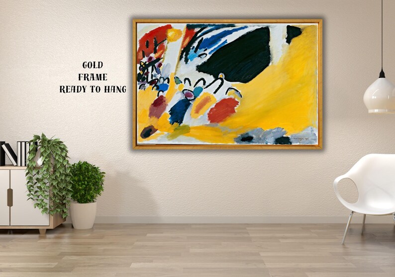 Kandinsky Impression III Art Print, Colorful Abstract Painting, Canvas or Poster image 6