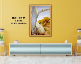 Georgia O'Keeffe Tree Canvas Print, Framed Wall Art