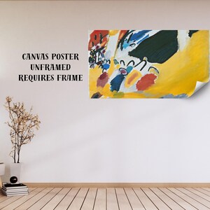 Kandinsky Impression III Art Print, Colorful Abstract Painting, Canvas or Poster image 2