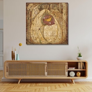 Margaret Macdonald Mackintosh "Creation of the Glasgow Fours" Canvas Poster