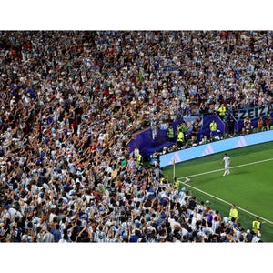 GOAT Lionel Messi Football Poster, Sports Motivational, Messi Goat Photography, Soccer Themed Wall Decor