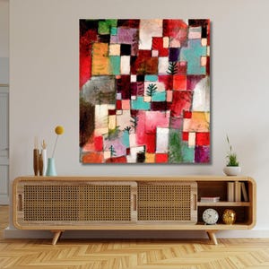 Paul Klee Canvas/Poster Art Reproduction,Abstract Wall Art Print, Modern Art Painting,Aesthetic Vintage Art,Paul Klee Canvas Wall Art Print