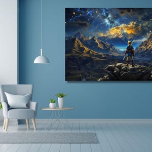 The Legend of Zelda Ready To Hang Canvas,Legend Of Zelda Link Zelda Art Zelda Gifts Zelda Decor Zelda Prints Zelda Birthday,Gift For Her Him