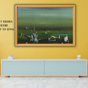 Yves Tanguy Canvas Wall Art, Yves Tanguy Time and Again Canvas Art, Tanguy Artwork, Reproduction Print, Canvas/Panel Home&Office Decor